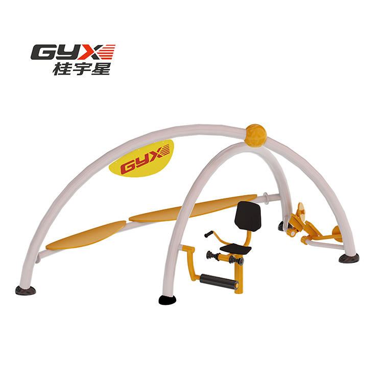 The Disabled  Exercise Machine Wooden Stainless Steel Outdoor Fitness Equipment