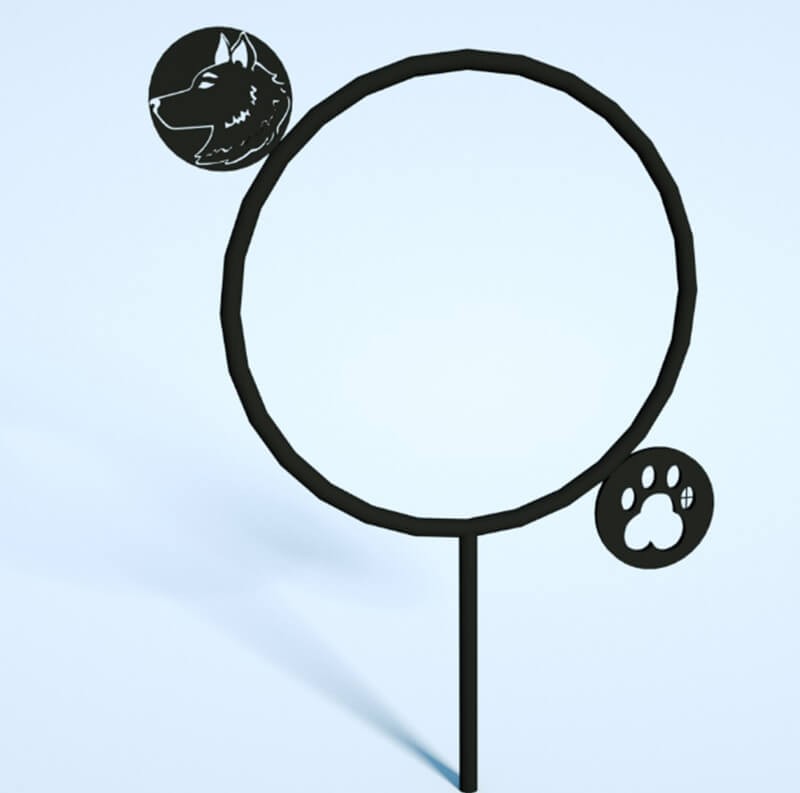 Dog Park Equipment-Hoop Jump