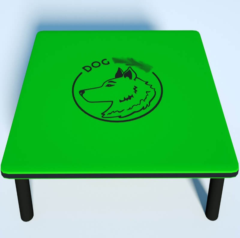 Dog Park Equipment-Paws Table